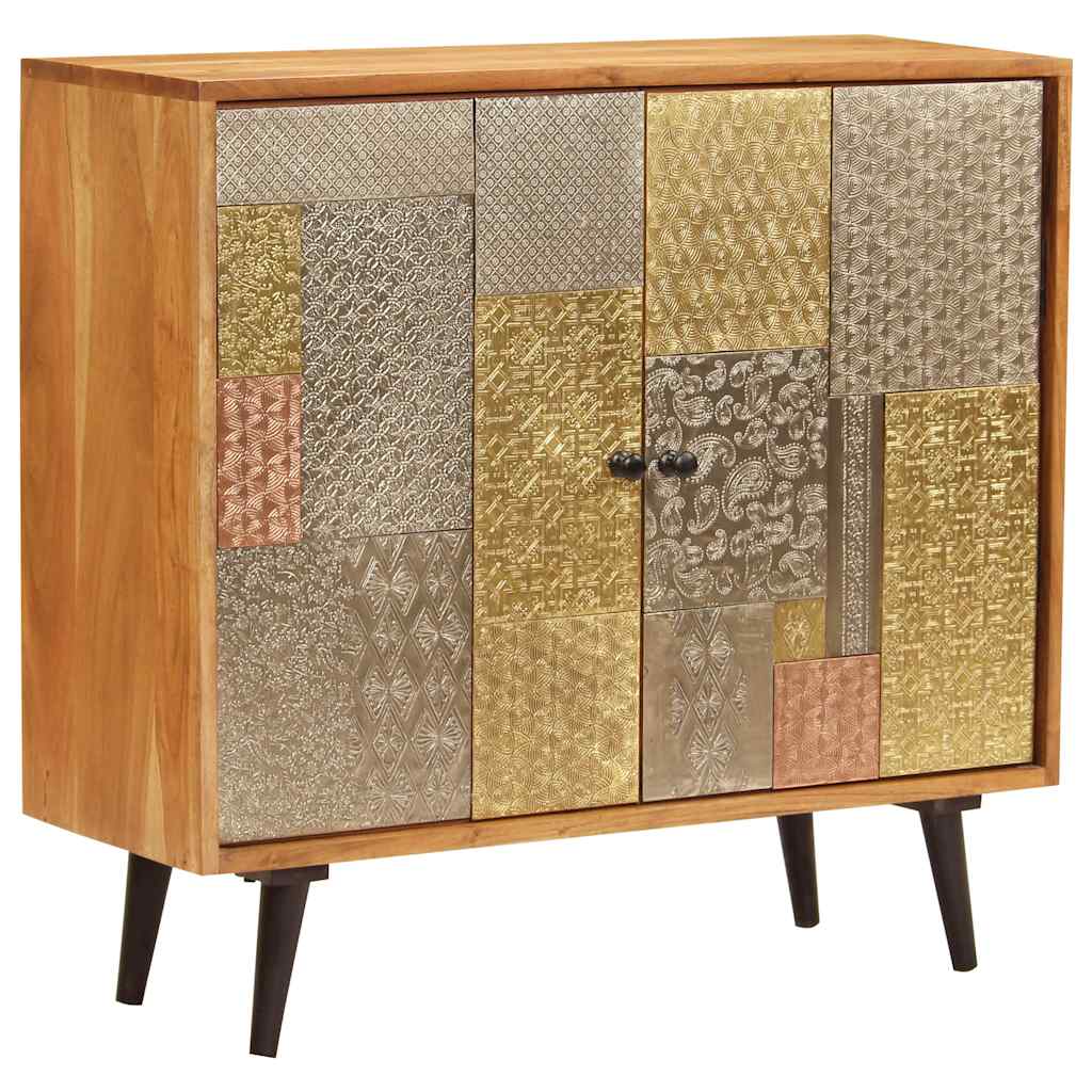 Buffet 80x30x75 cm Bois d'acacia massif