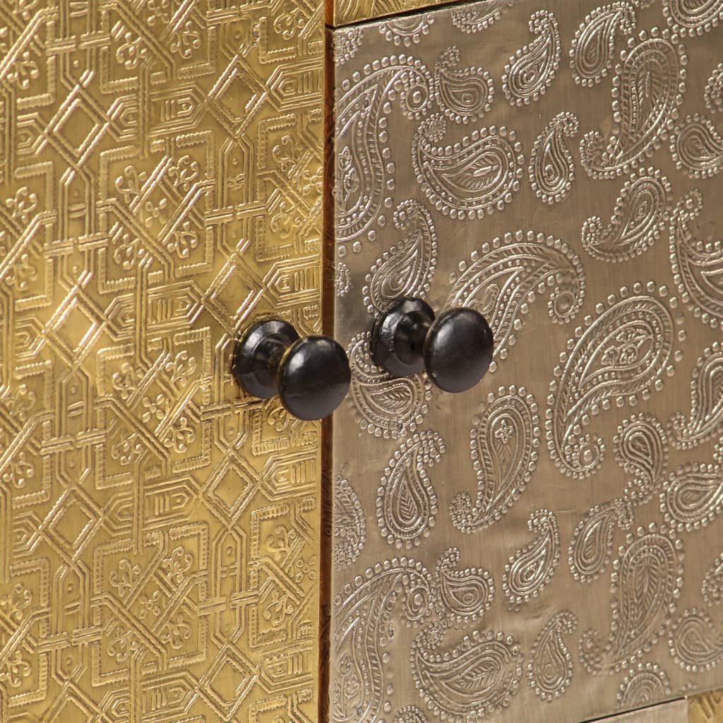 Buffet 80x30x75 cm Bois d'acacia massif - XIOS