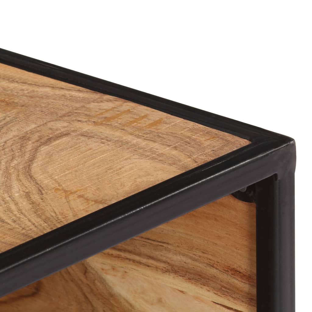 Table basse 70x70x32 cm Bois solide d'acacia - XIOS