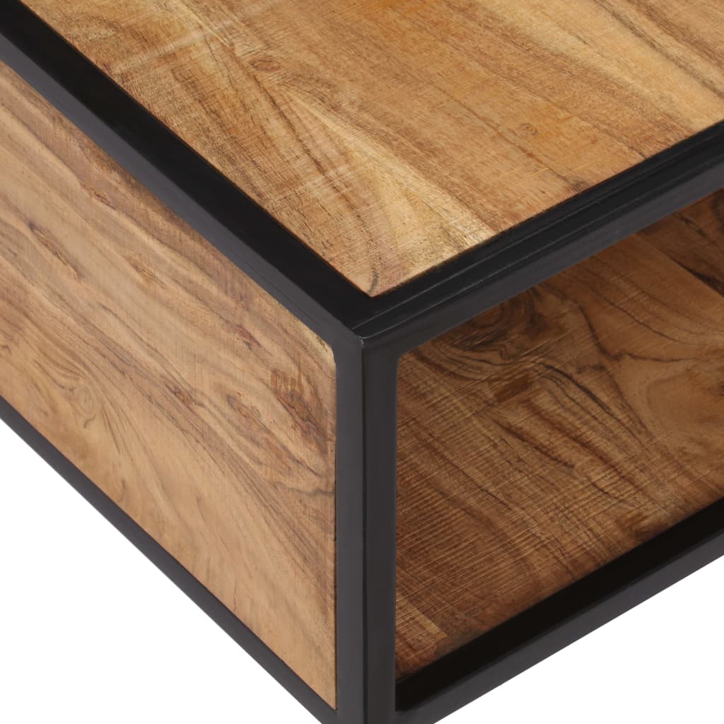 Table basse 70x70x32 cm Bois solide d'acacia - XIOS