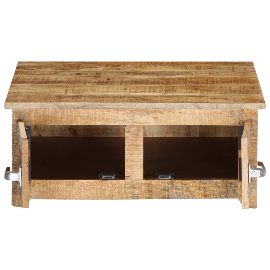Table basse 70x70x30 cm Bois de manguier solide