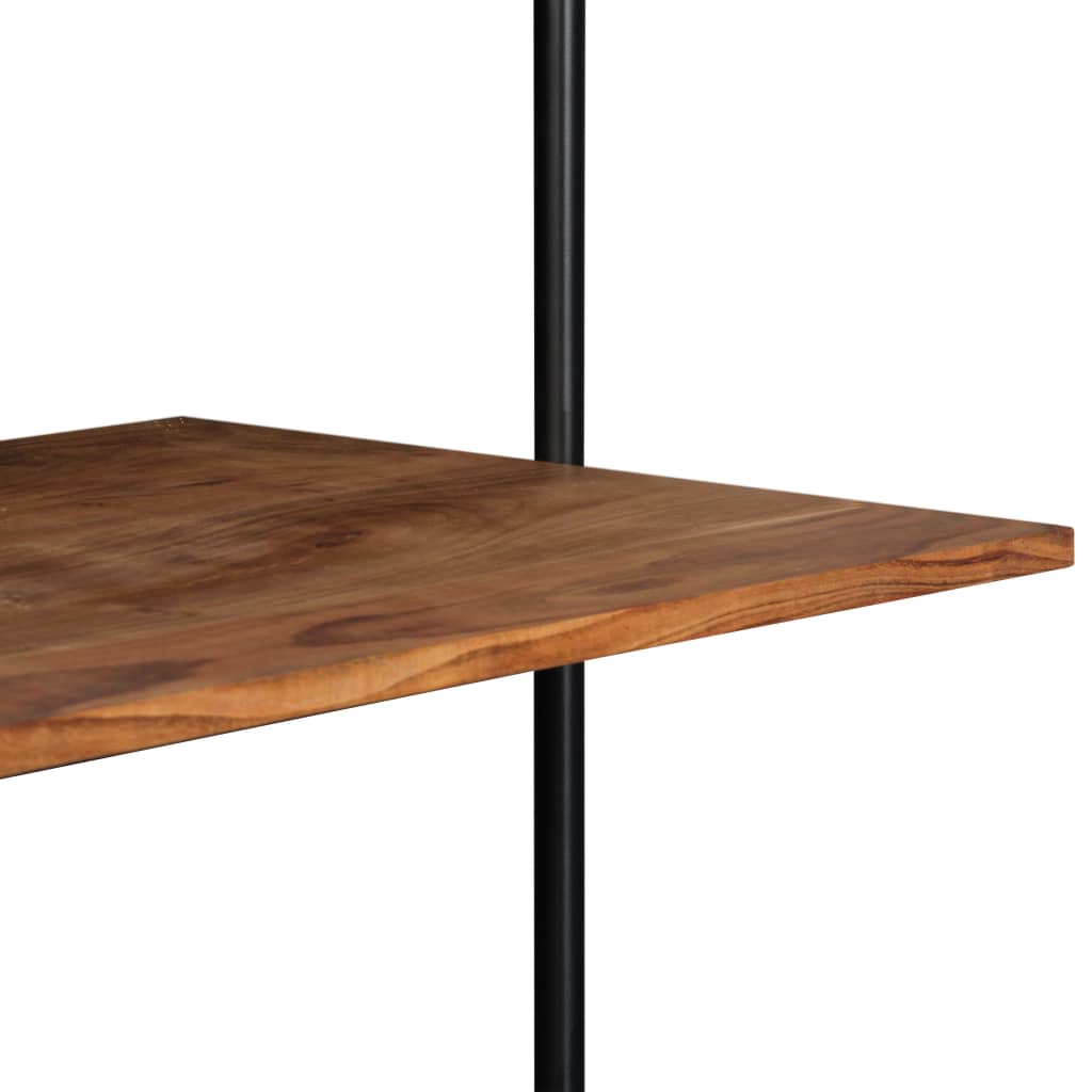 Bureau mural 90x40x170 cm Bois d'acacia solide - XIOS