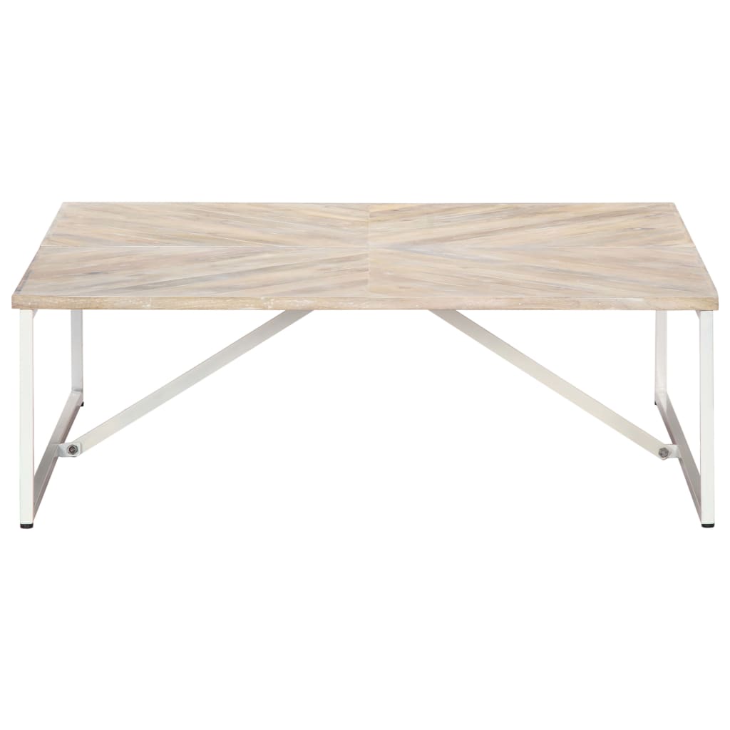 Table basse 110x110x36 cm Bois de manguier solide - XIOS