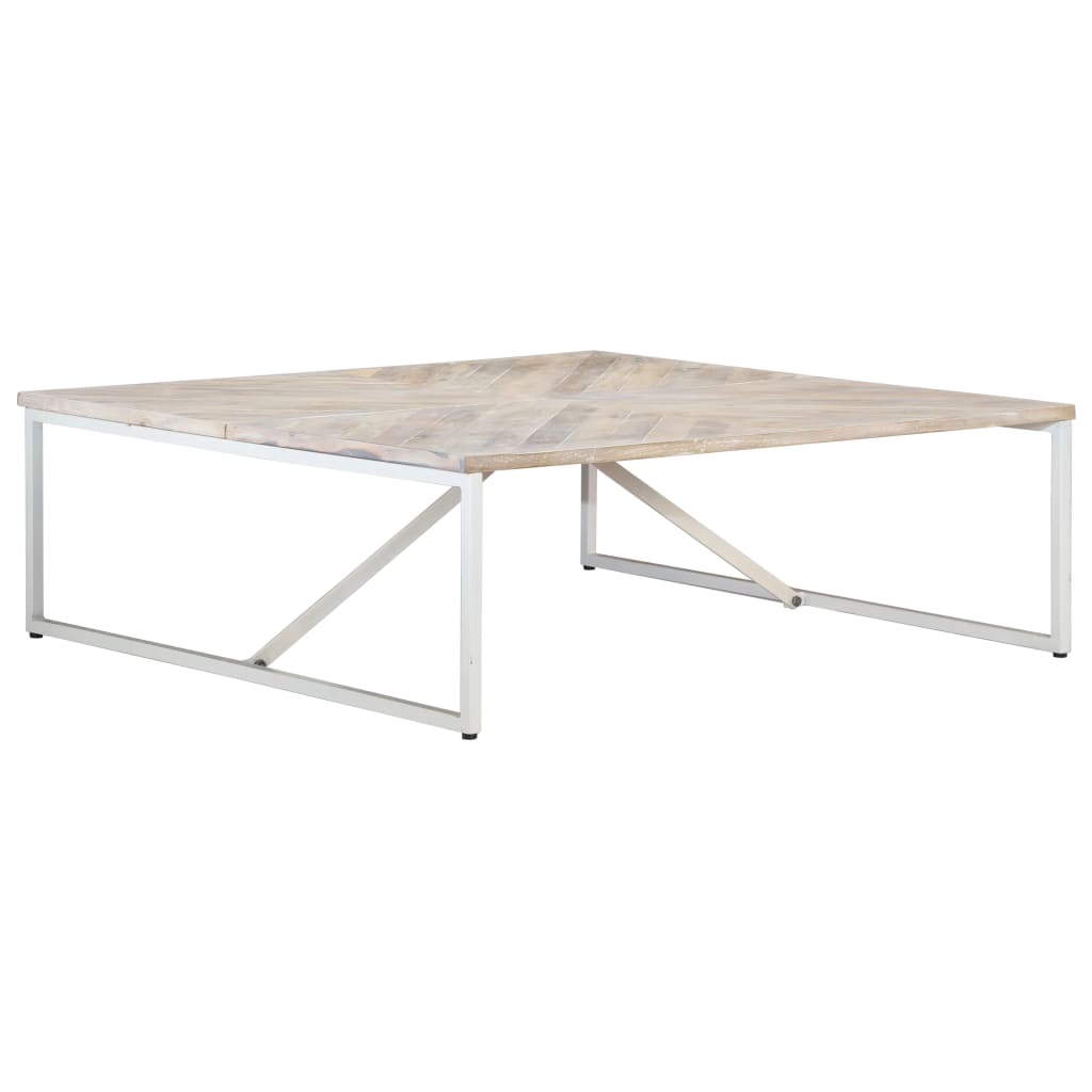 Table basse 110x110x36 cm Bois de manguier solide - XIOS