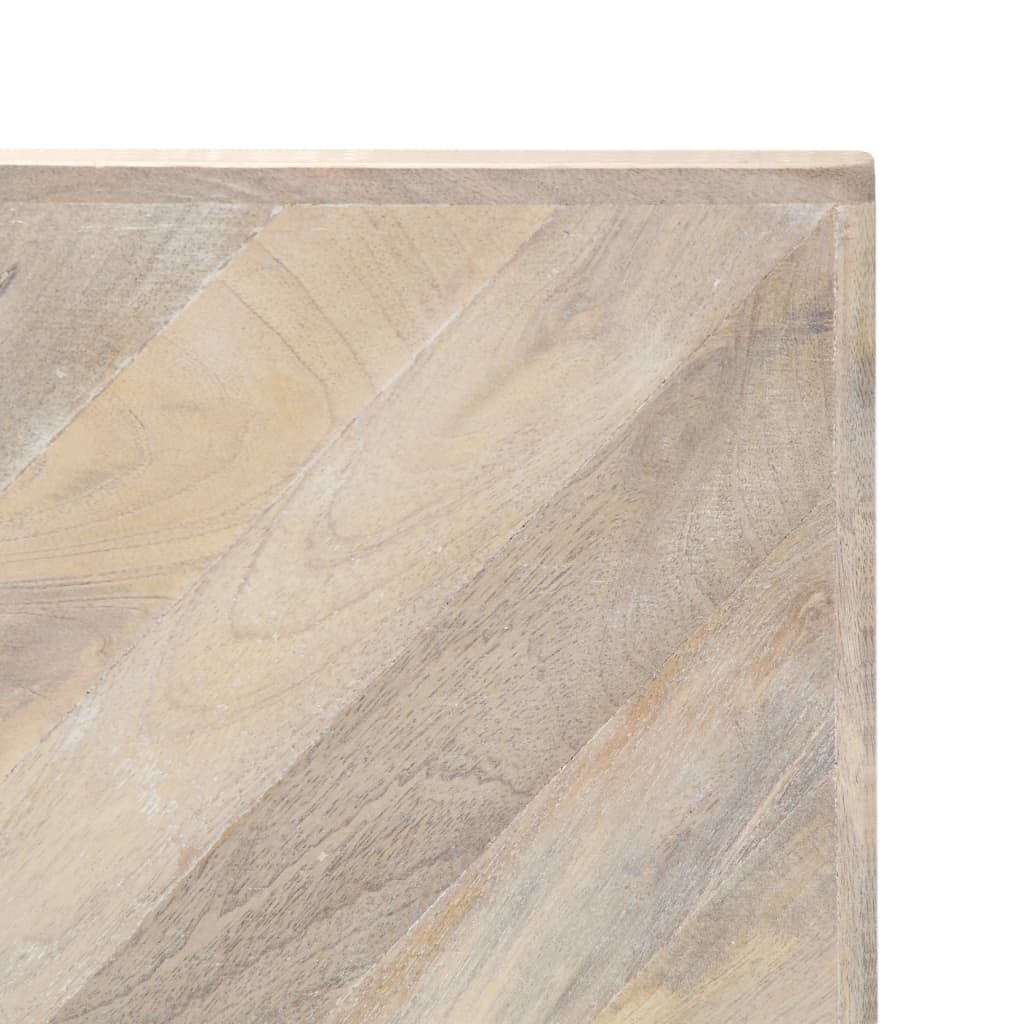 Table basse 110x110x36 cm Bois de manguier solide - XIOS