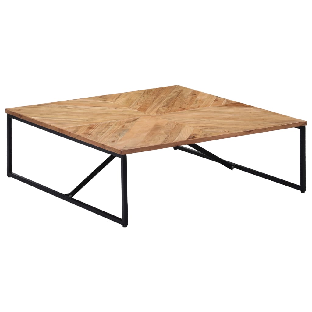 Table basse 110x110x36 cm Bois d'acacia solide - XIOS