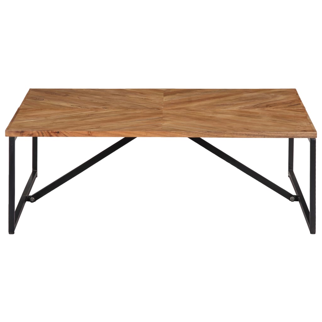 Table basse 110x110x36 cm Bois d'acacia solide - XIOS