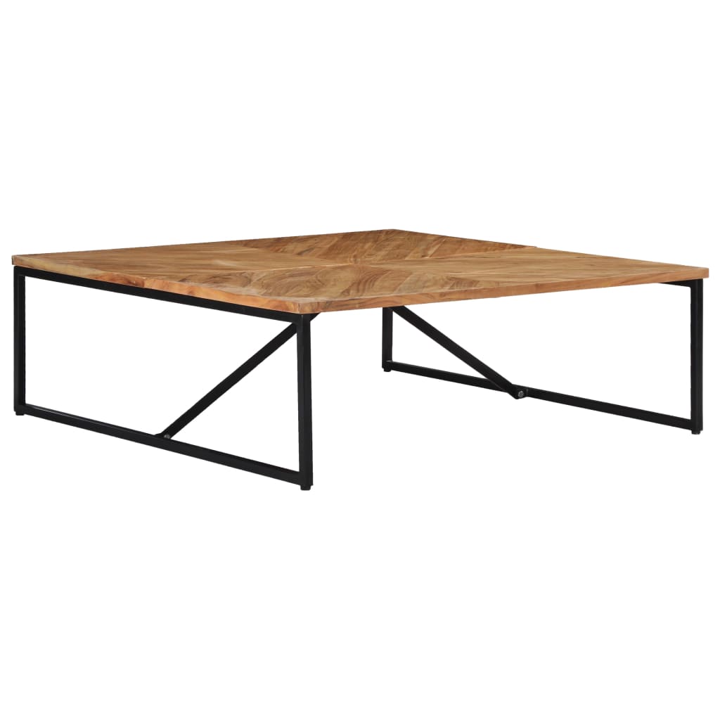 Table basse 110x110x36 cm Bois d'acacia solide - XIOS