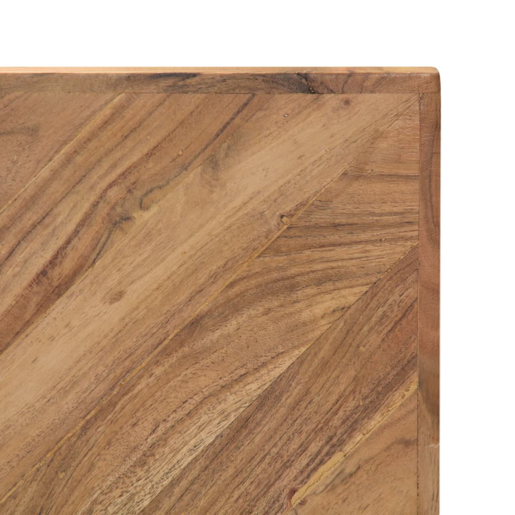 Table basse 110x110x36 cm Bois d'acacia solide - XIOS