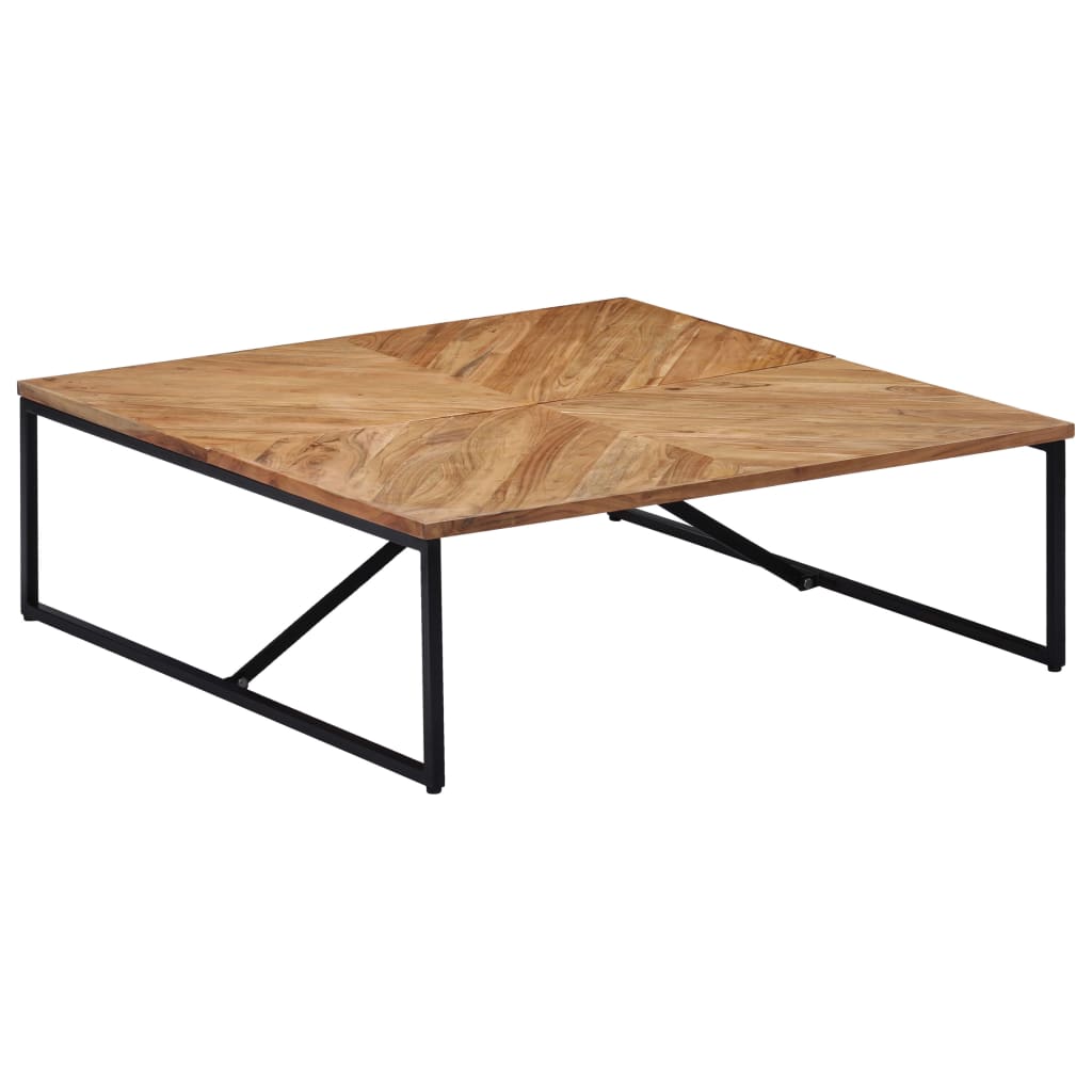 Table basse 110x110x36 cm Bois d'acacia solide - XIOS