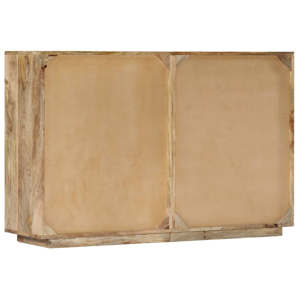 Meuble alphabétique avec 6 tiroirs 120x35x79 cm Manguier massif - XIOS