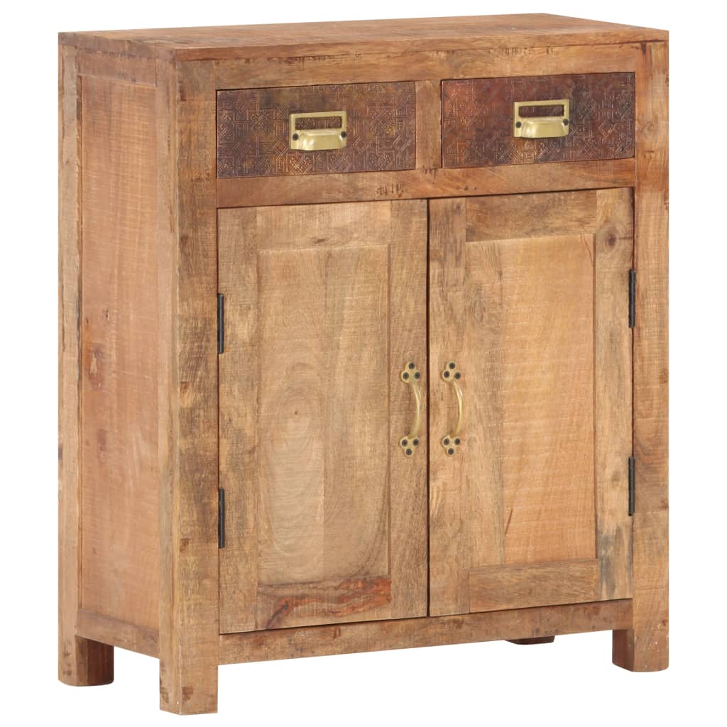 Buffet 65x30x75 cm Bois de manguier massif brut Buffets & bahuts vidaXL