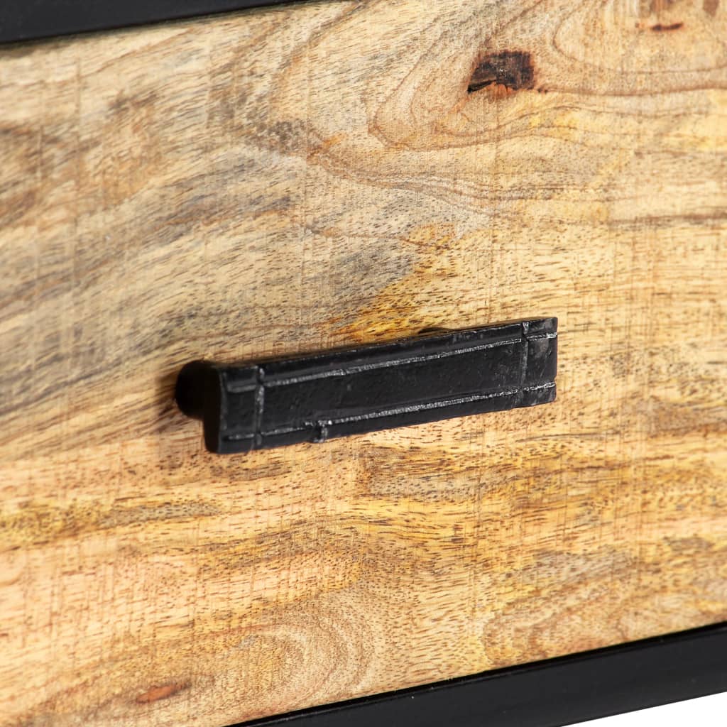 Meuble TV 120x30x45 cm Bois solide de manguier - XIOS