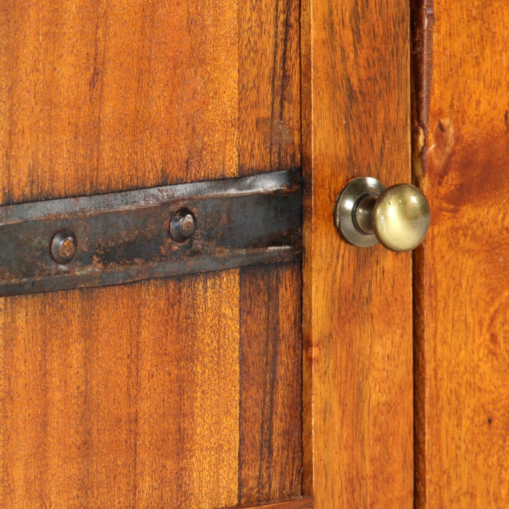 Meuble TV 119x30x40 cm Bois d'acacia massif - XIOS