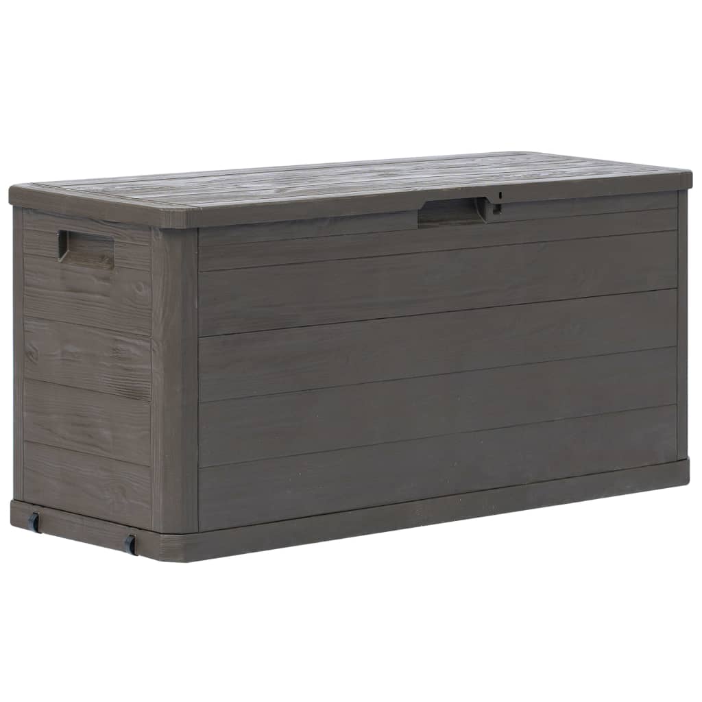 Boîte de rangement de jardin 280 L Marron Coffres de jardin vidaXL