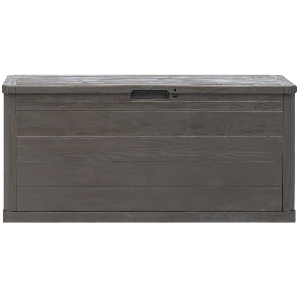 Boîte de rangement de jardin 280 L Marron Coffres de jardin vidaXL