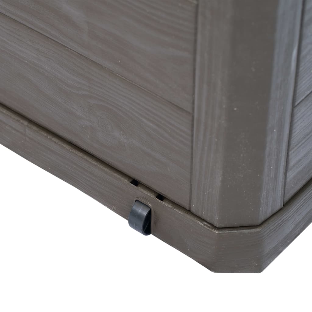Boîte de rangement de jardin 280 L Marron Coffres de jardin vidaXL