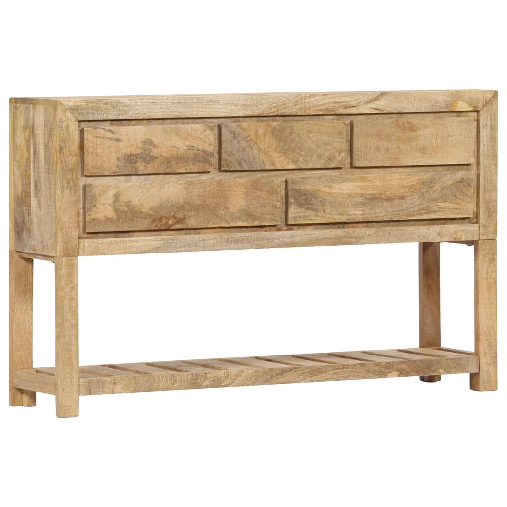 Buffet 120x30x75 cm bois de manguier massif - XIOS