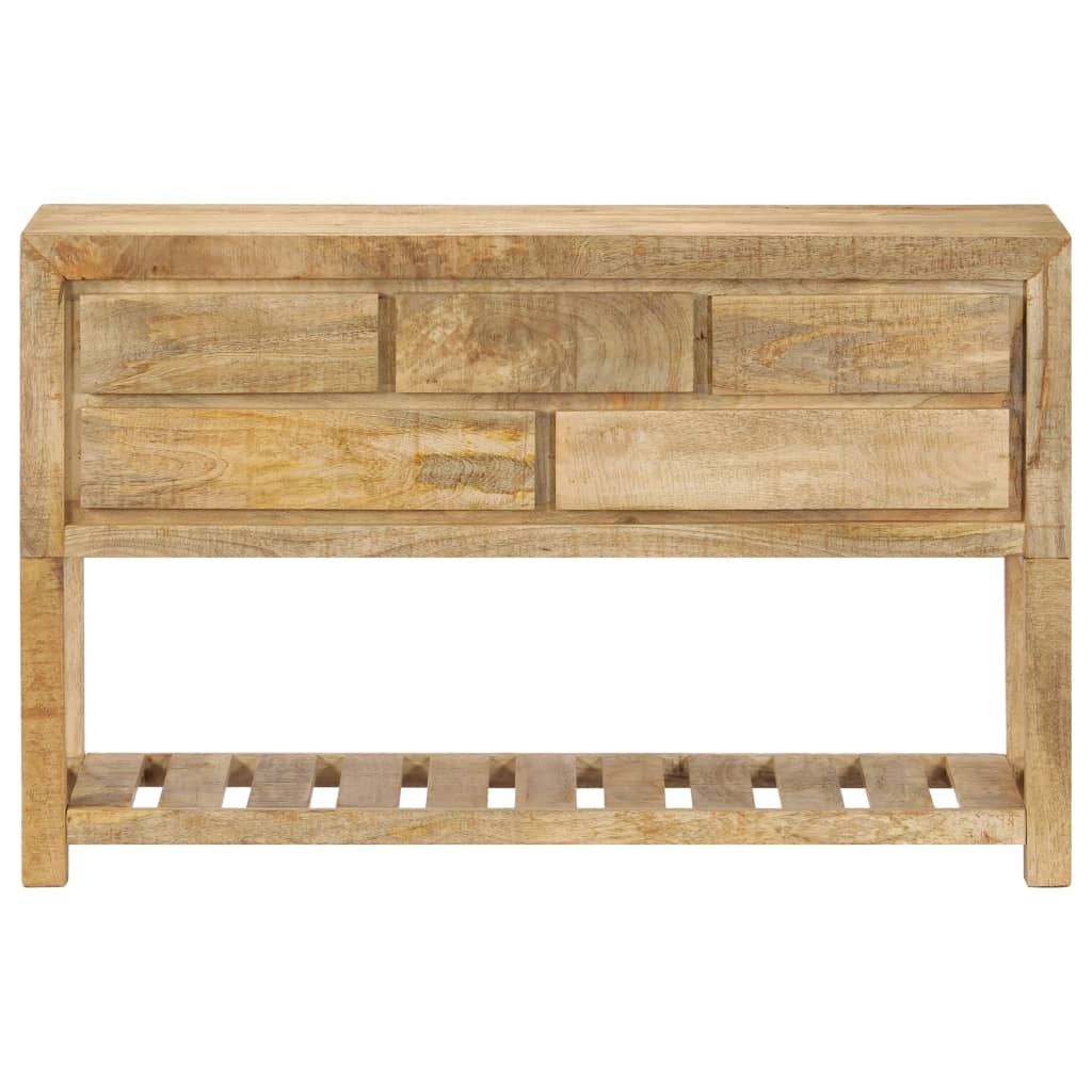 Buffet 120x30x75 cm bois de manguier massif - XIOS