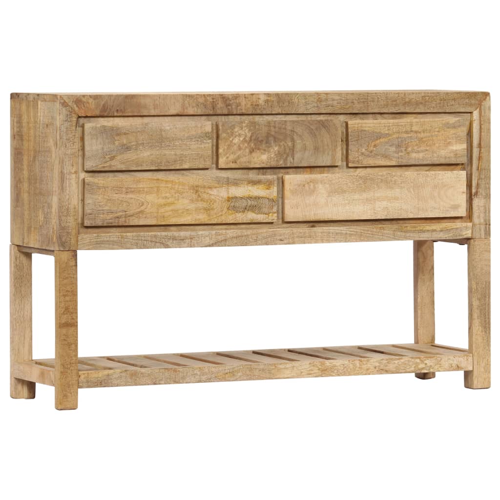 Buffet 120x30x75 cm bois de manguier massif - XIOS