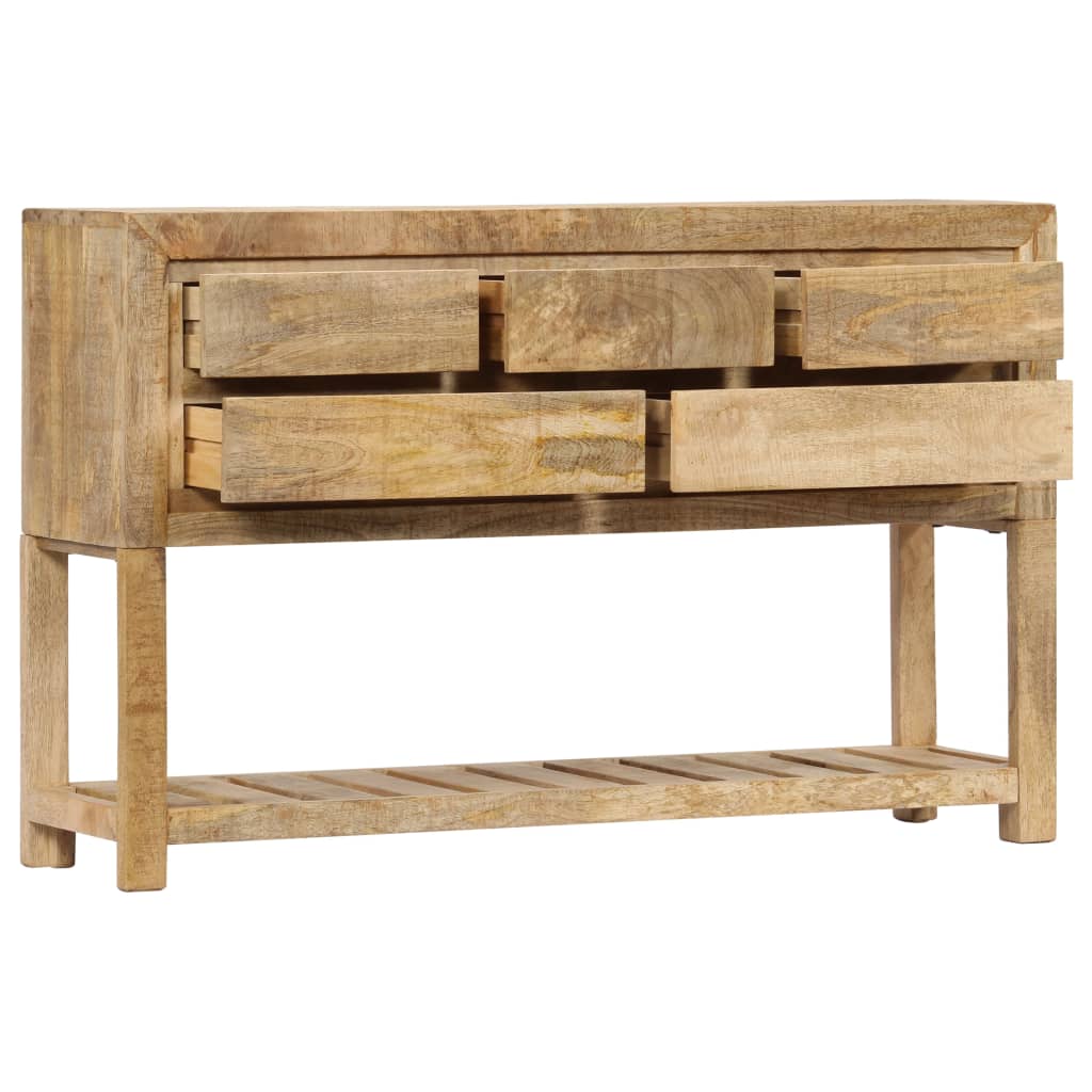 Buffet 120x30x75 cm bois de manguier massif - XIOS
