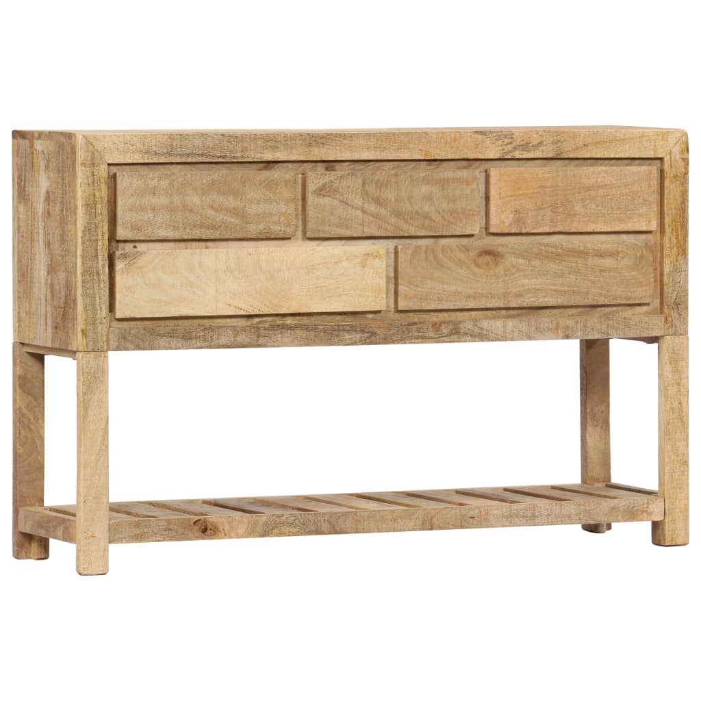 Buffet 120x30x75 cm bois de manguier massif - XIOS