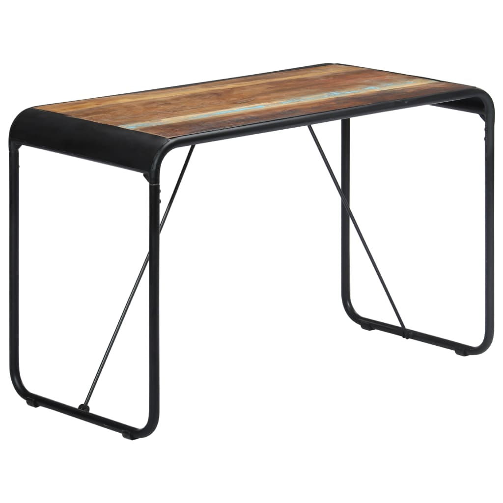 Table de salle à manger 118x60x76cm Bois de récupération massif - XIOS