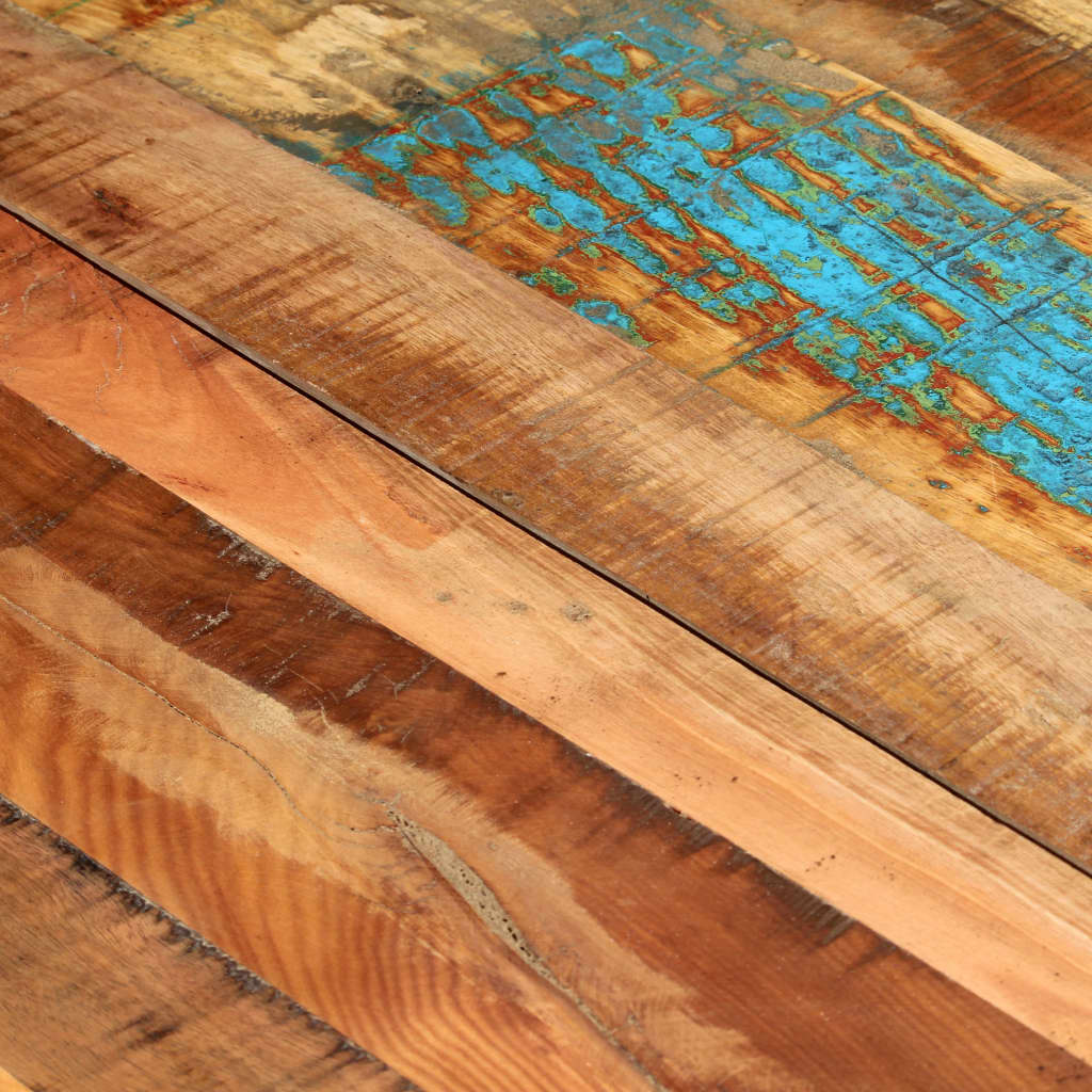Table de salle à manger 118x60x76cm Bois de récupération massif - XIOS
