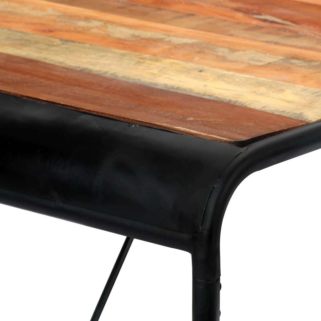 Table de salle à manger 118x60x76cm Bois de récupération massif - XIOS