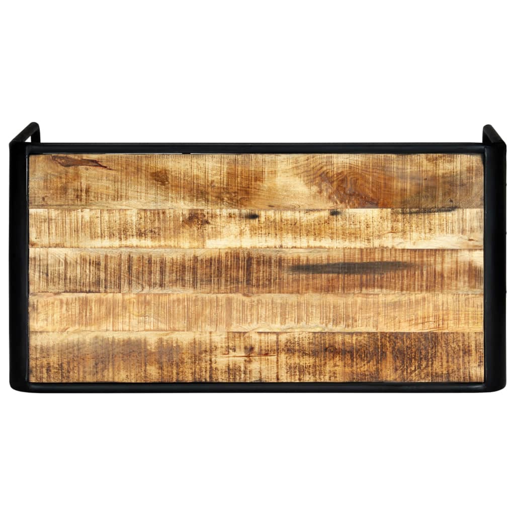 Table à manger 118x60x76 cm Bois de manguier massif brut - XIOS