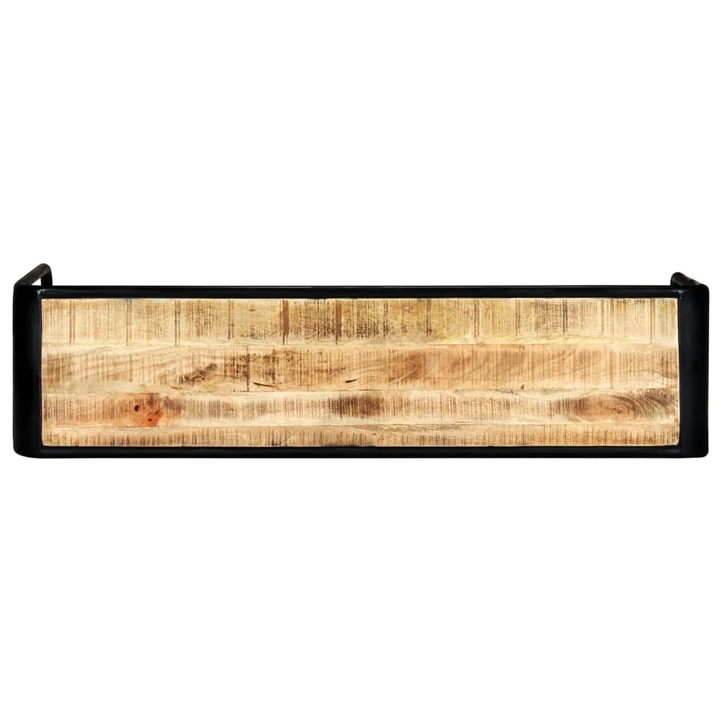 Table console 140 x 35 x 76 cm Bois de manguier massif brut - XIOS