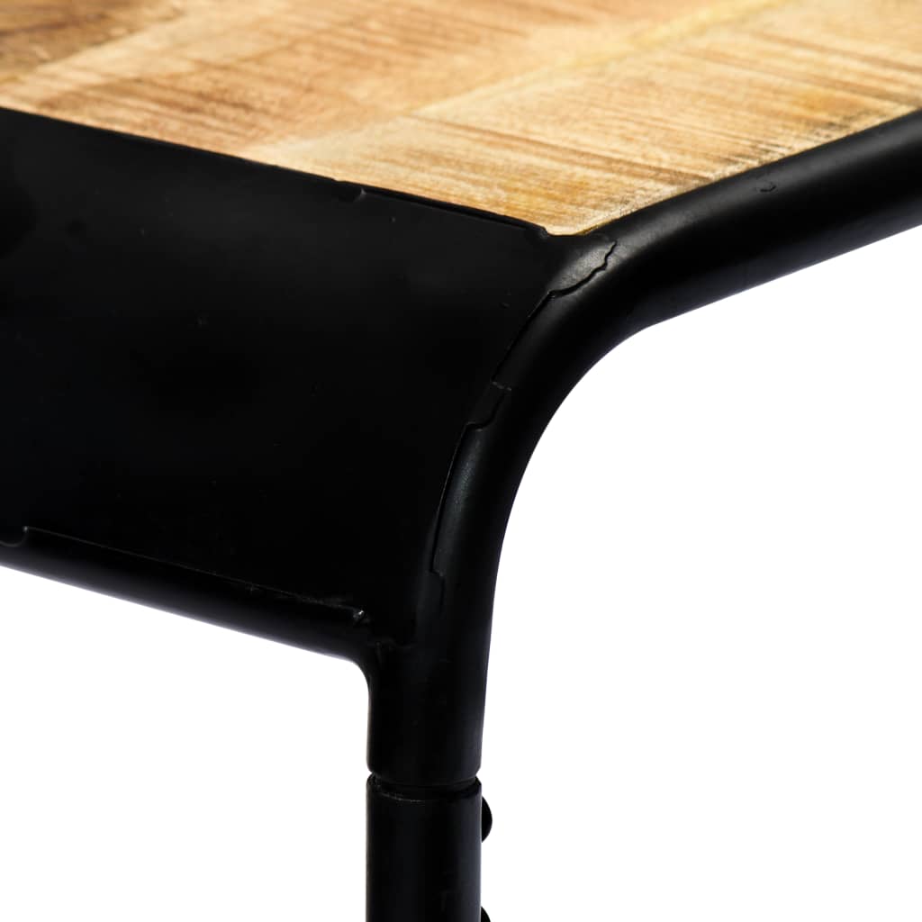 Table console 140 x 35 x 76 cm Bois de manguier massif brut - XIOS