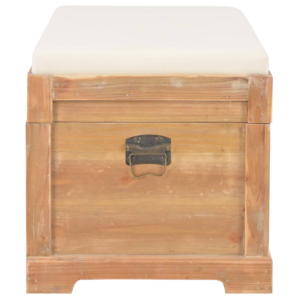 Coffre de rangement avec coussin 80x40x40 cm MDF Coffres de rangement vidaXL