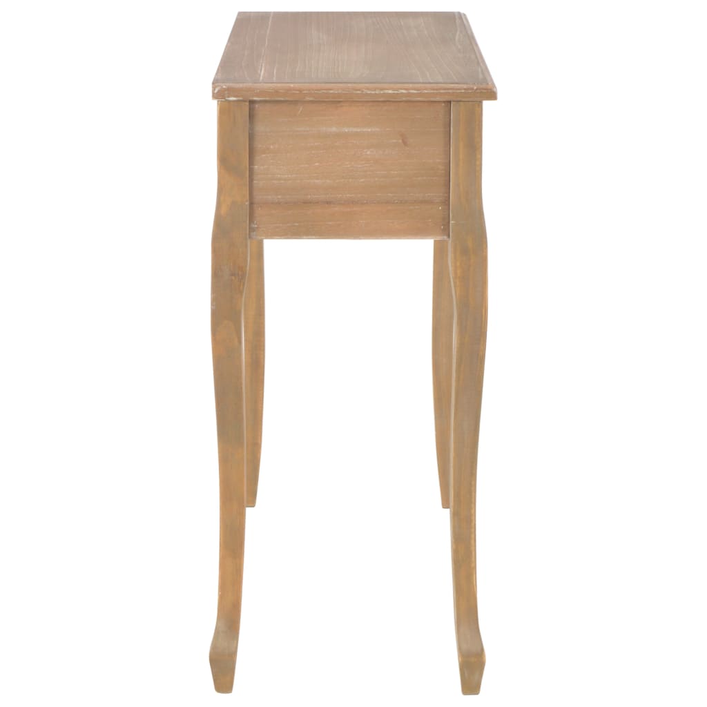 Table de console et coiffeuse avec 3 tiroirs Marron - XIOS