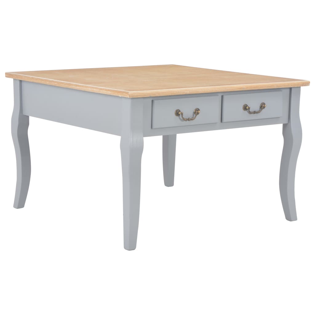 Table basse Gris 80 x 80 x 50 cm Bois Tables basses vidaXL