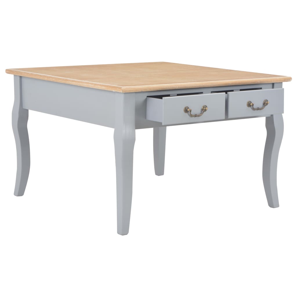 Table basse Gris 80 x 80 x 50 cm Bois Tables basses vidaXL