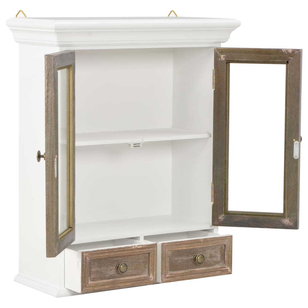 Armoire murale Blanc 49x22x59 cm Bois d'ingénierie Meubles de cuisine vidaXL
