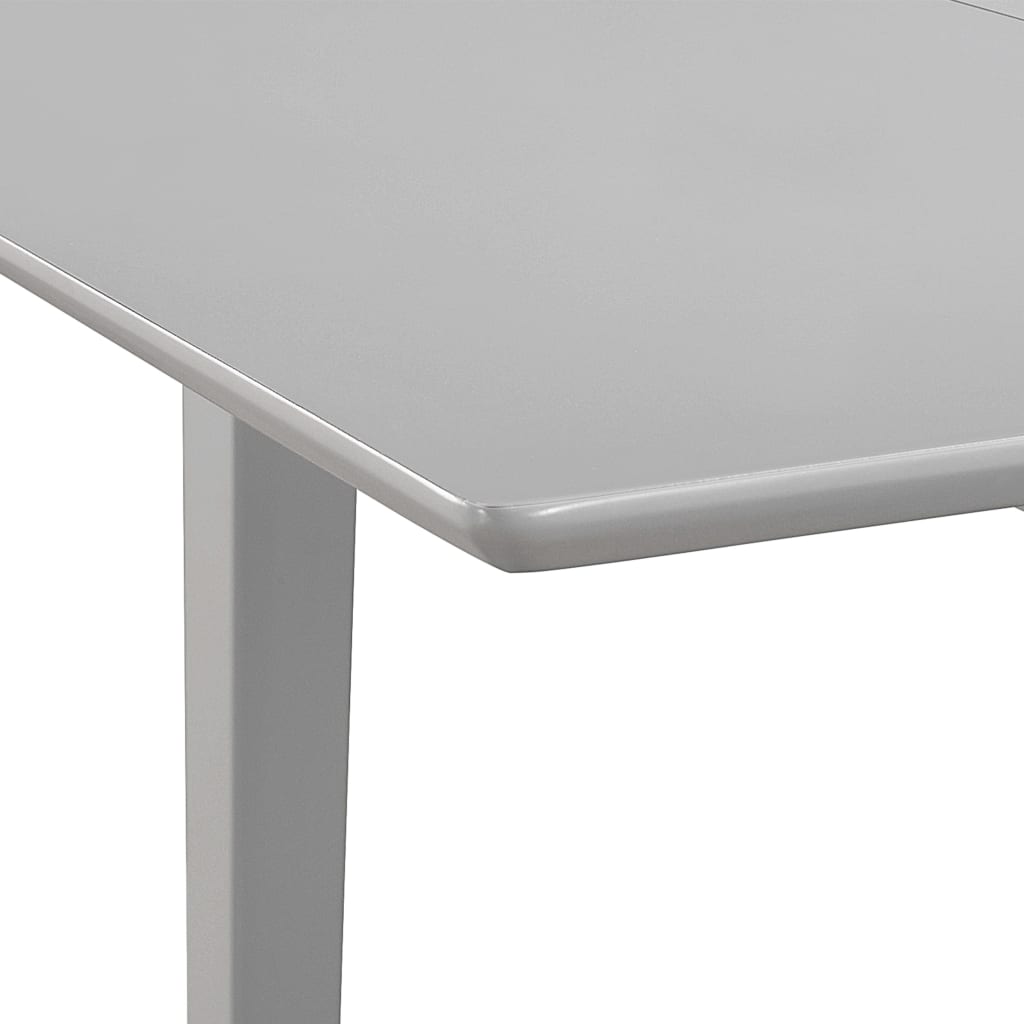 Table à dîner extensible Gris (80-120) x 80 x 74 cm MDF - XIOS
