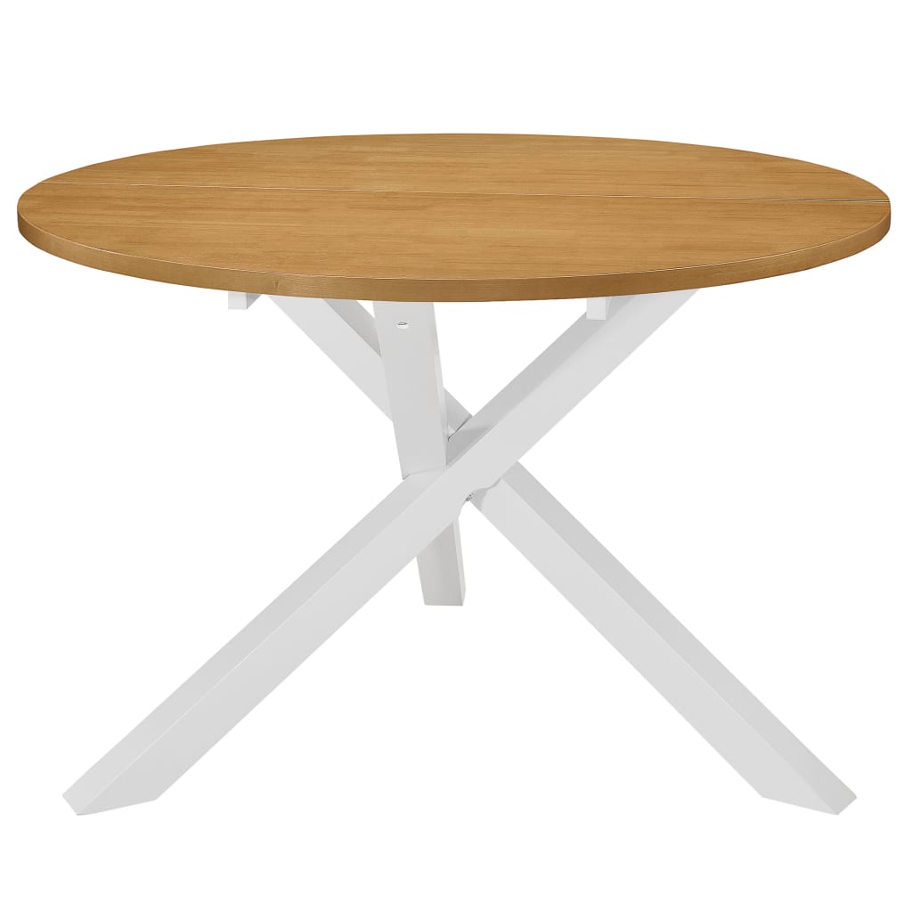 Table de salle à manger Blanc 120 x 75 cm MDF - XIOS