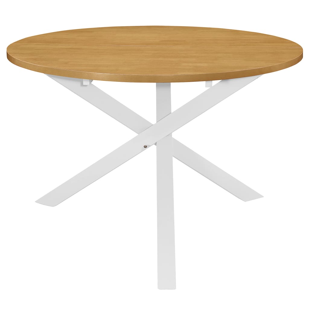 Table de salle à manger Blanc 120 x 75 cm MDF - XIOS