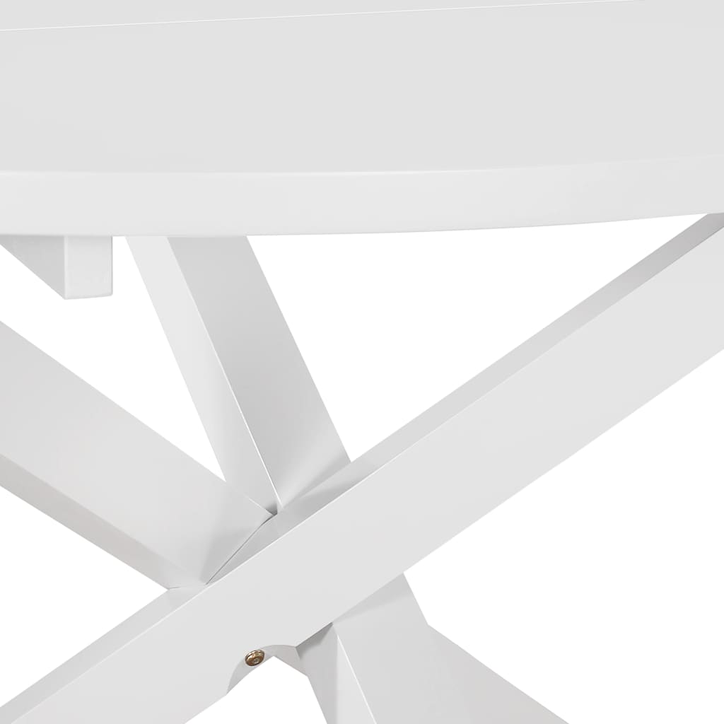 Table à manger Blanc 120x75 cm MDF - XIOS