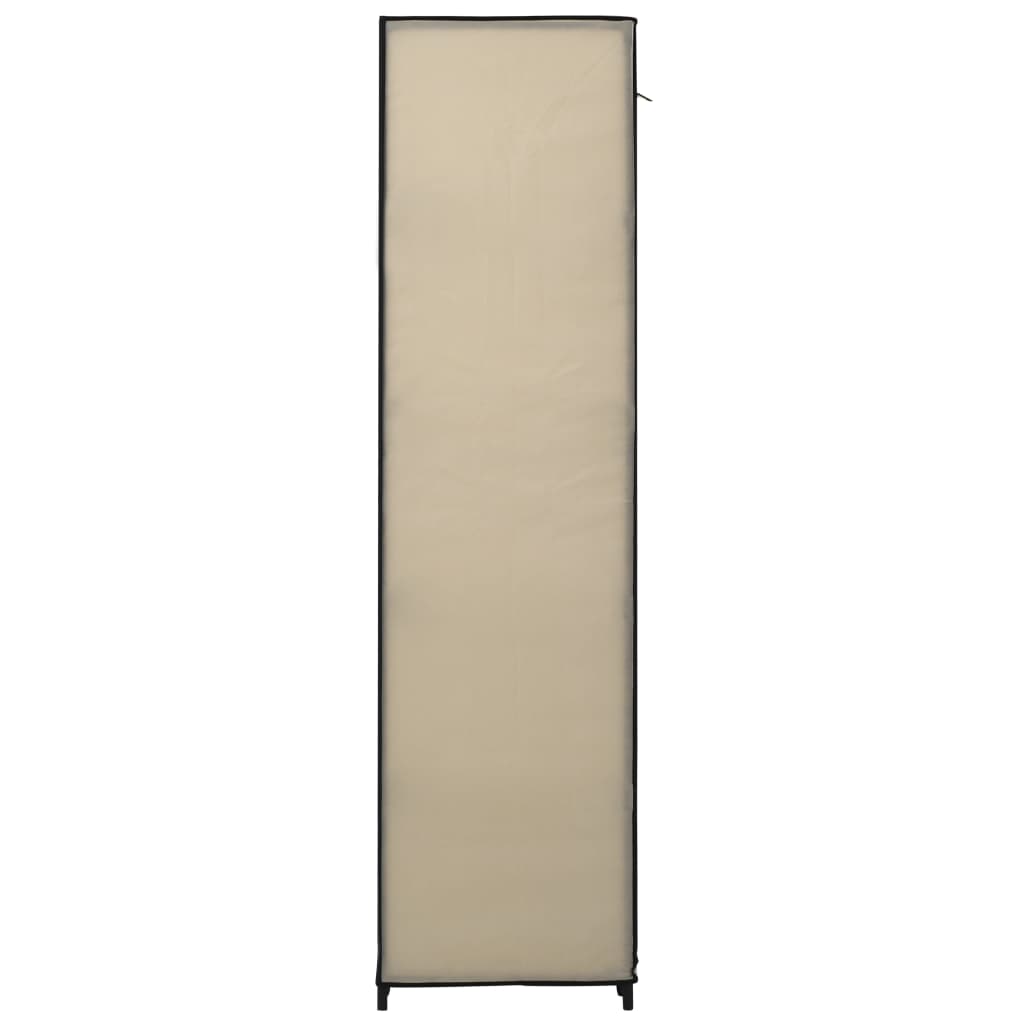 Garde-robe pliable Crème 110x45x175 cm Tissu - XIOS