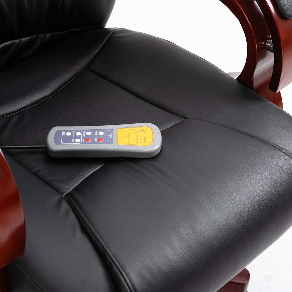 Chaise de bureau Noir Similicuir - XIOS