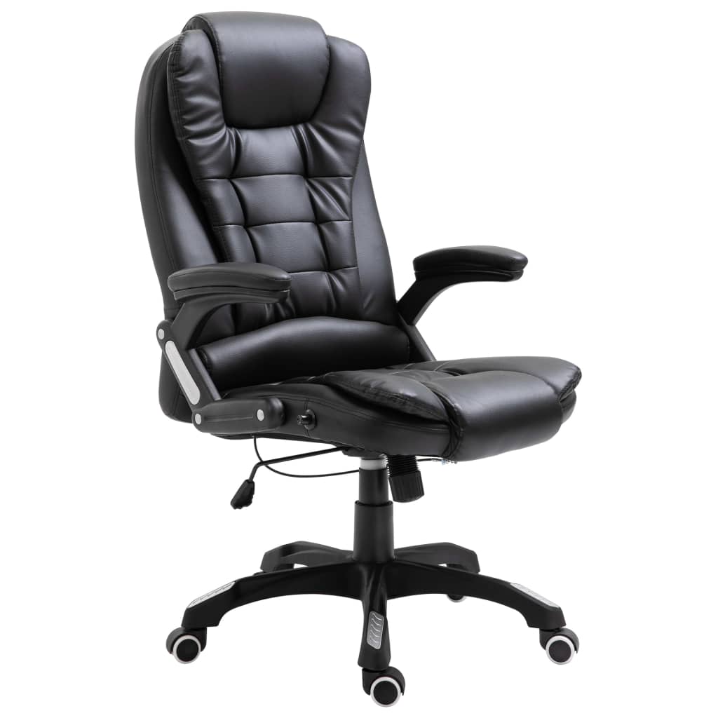 Chaise de bureau Noir Similicuir Chaises de bureau vidaXL