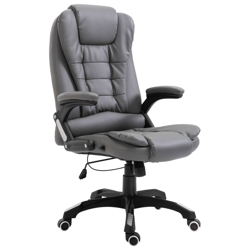 Chaise de bureau Anthracite Similicuir Chaises de bureau vidaXL