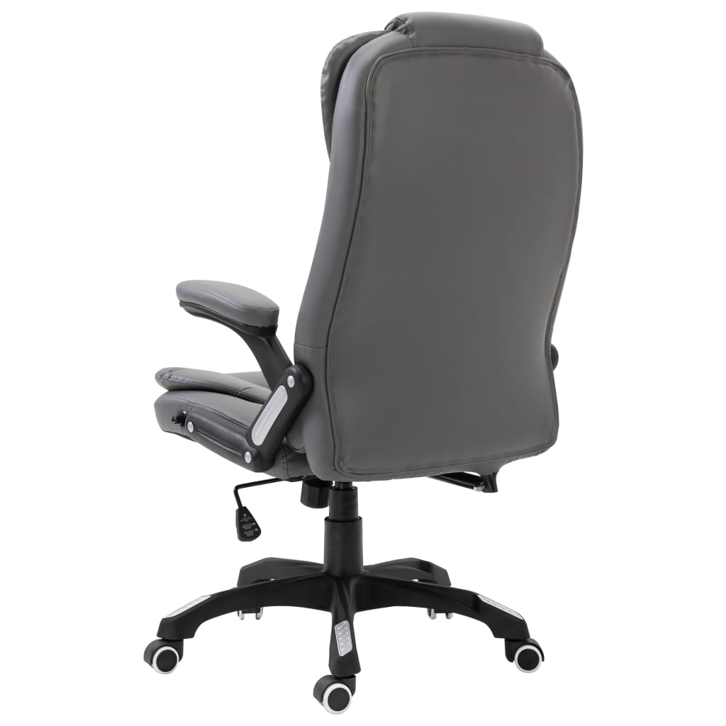 Chaise de bureau Anthracite Similicuir Chaises de bureau vidaXL