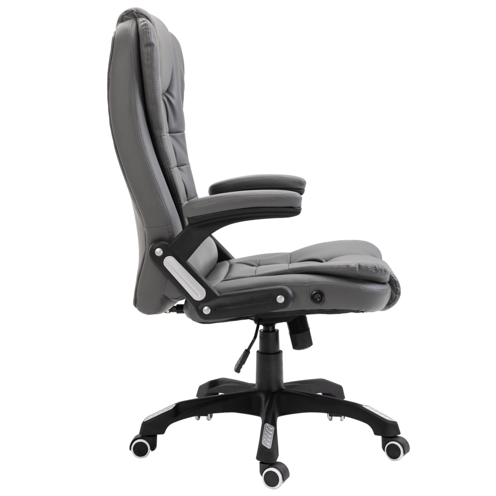 Chaise de bureau Anthracite Similicuir Chaises de bureau vidaXL