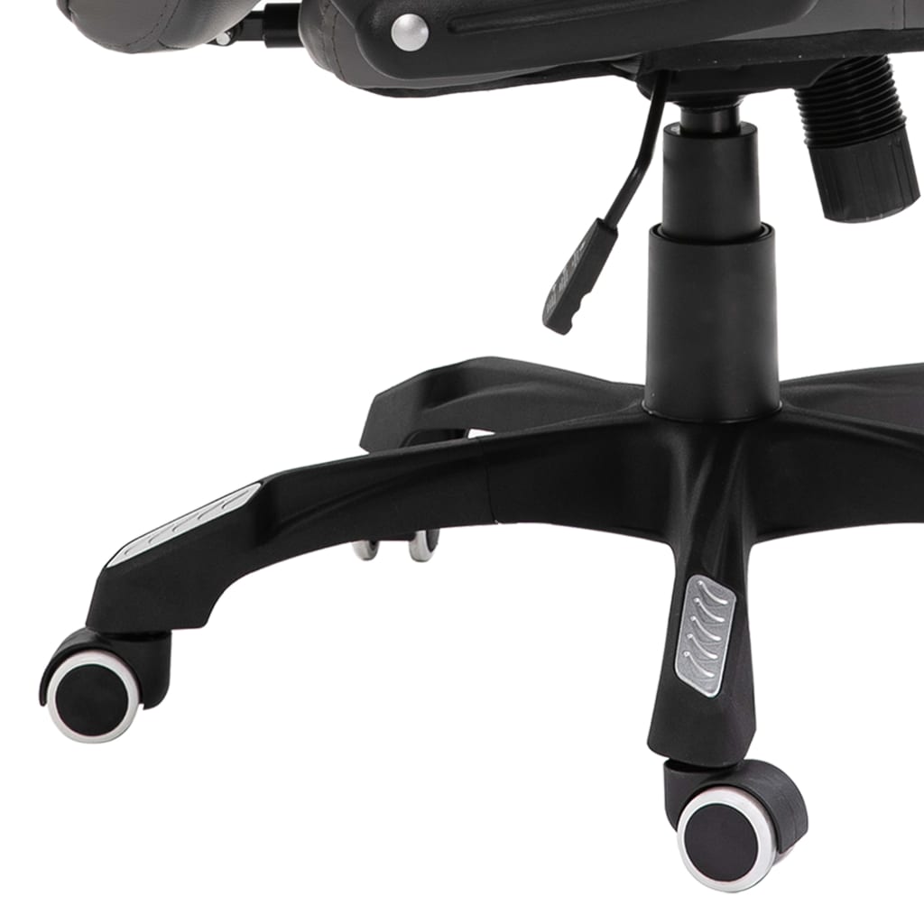 Chaise de bureau Anthracite Similicuir Chaises de bureau vidaXL