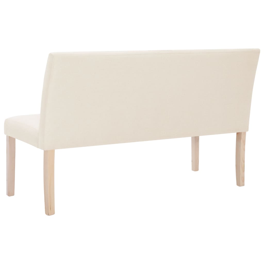 Banc 139,5 cm Crème Polyester - XIOS