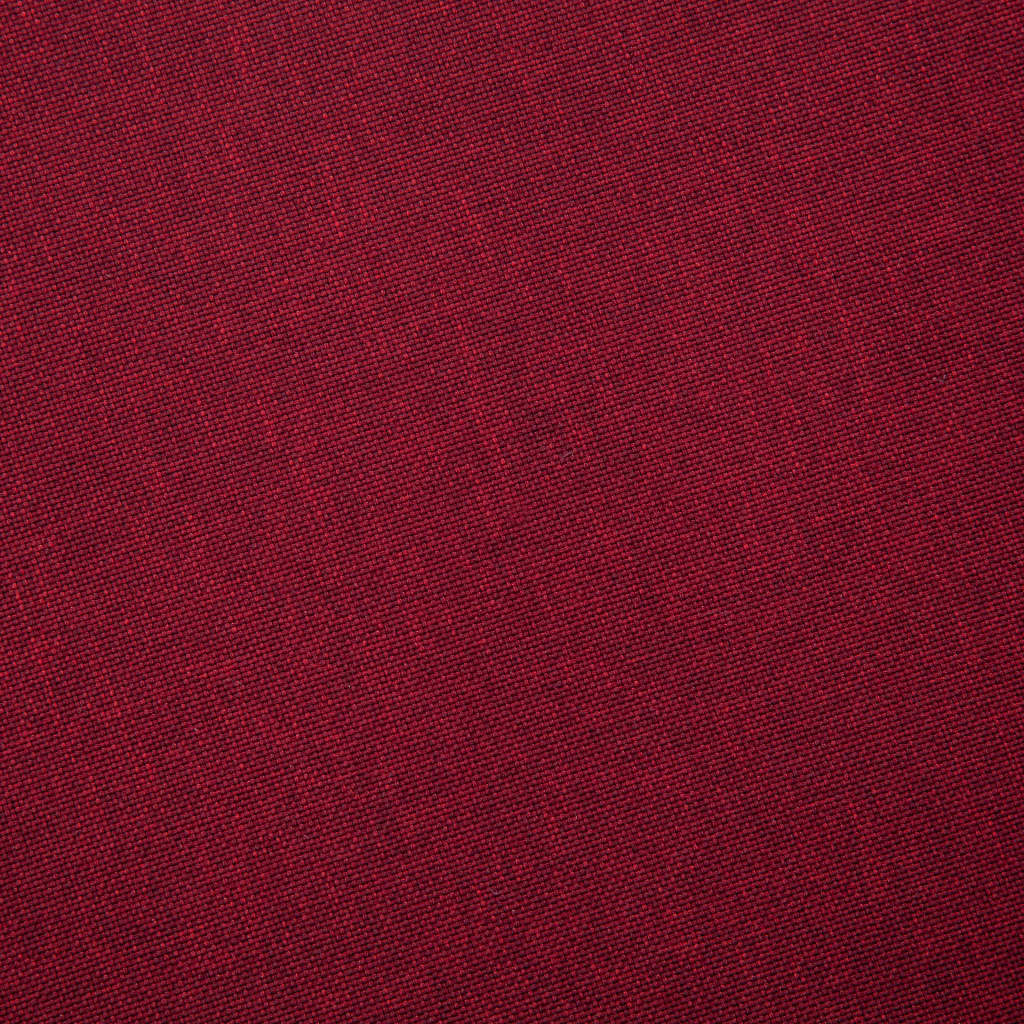 Canapé à 2 places Tissu Rouge bordeaux